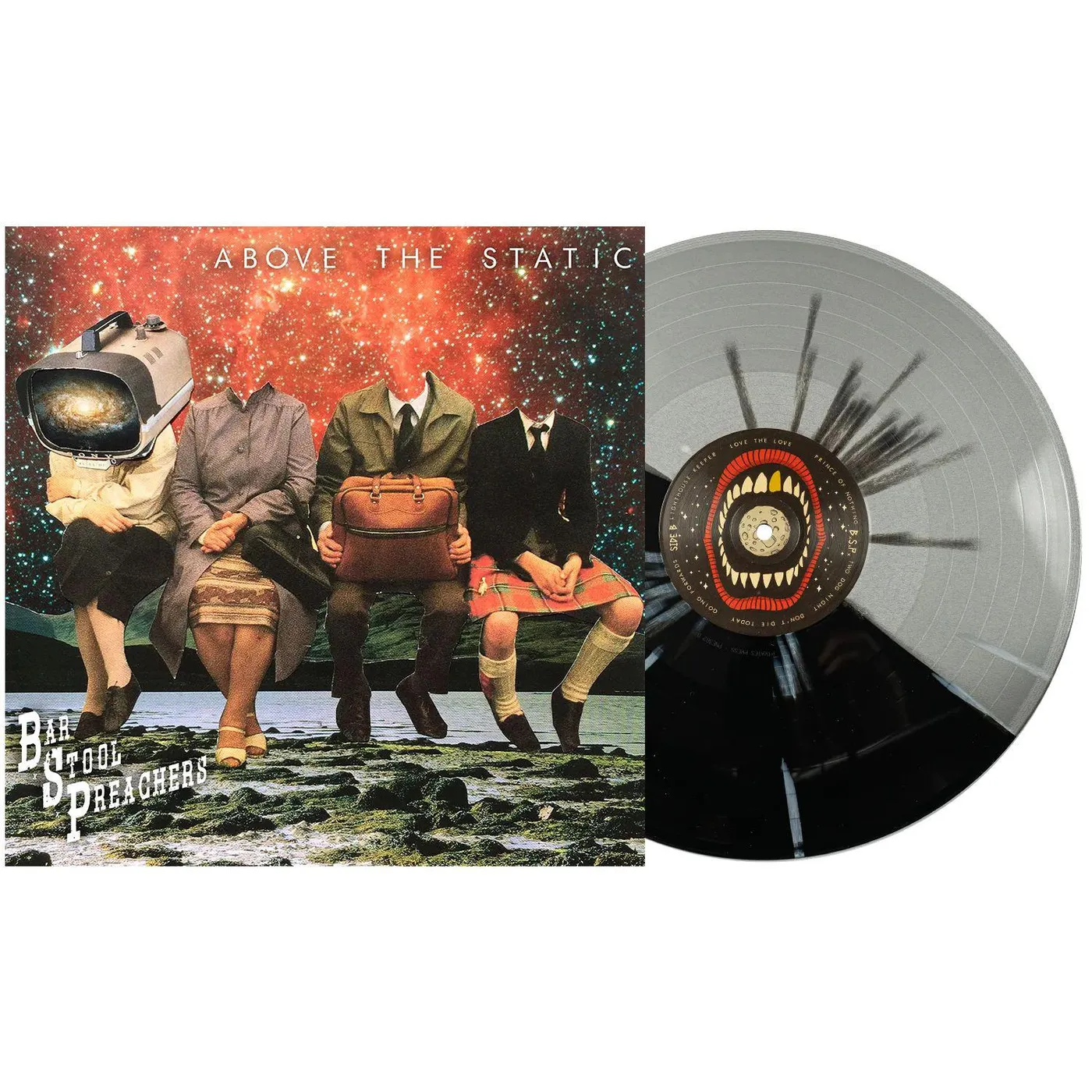 The Bar Stool Preachers Above The Static (Black, White, Splatter) Vinyl Record