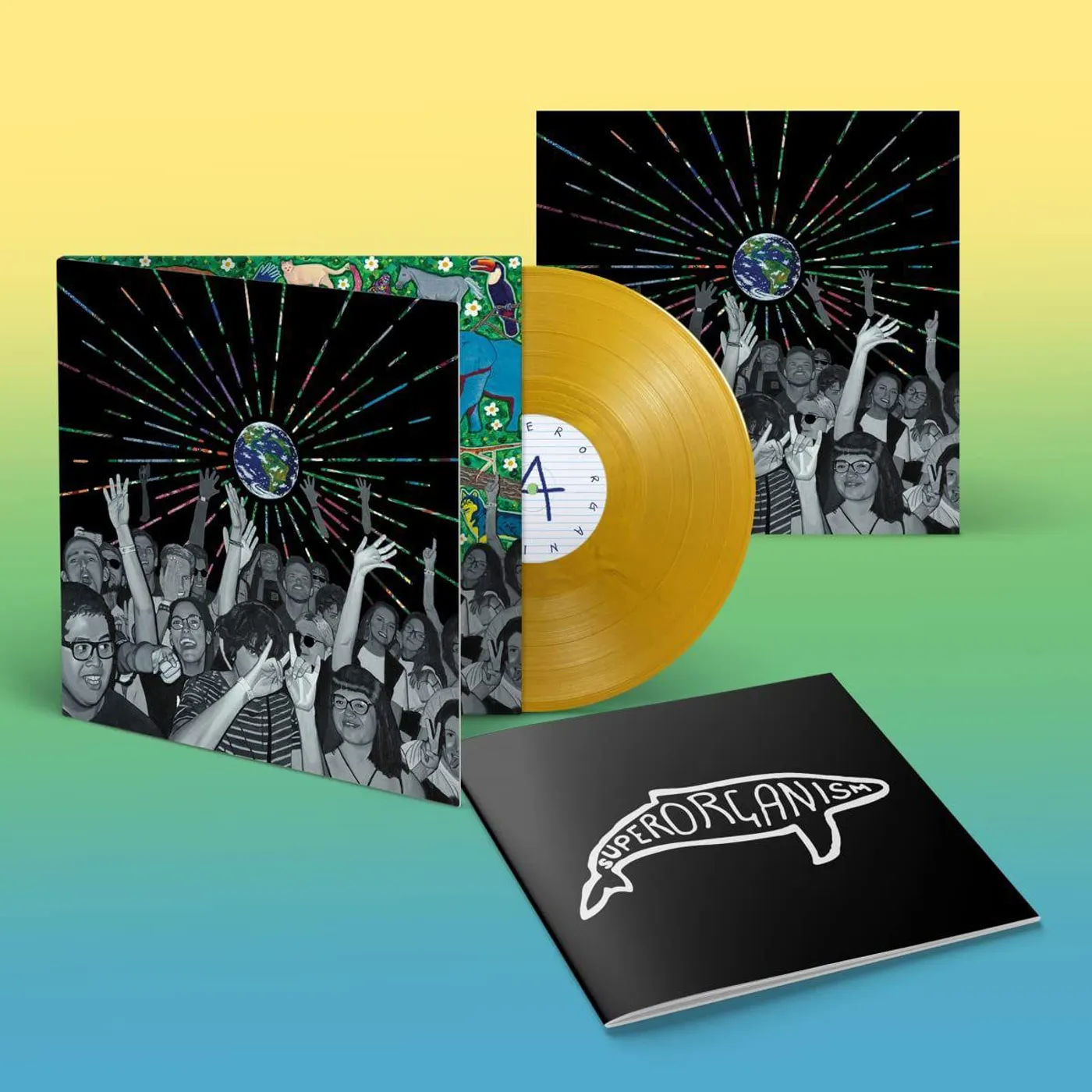 Superorganism World Wide Pop (Gold)  Vinyl Record