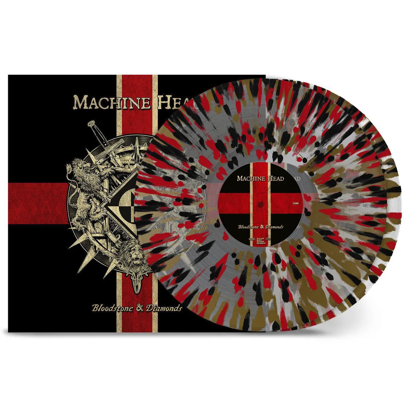 Machine Head Bloodstone & Diamonds 10th Anniversary (2LP/ Clear Black Red Gold) Vinyl Record