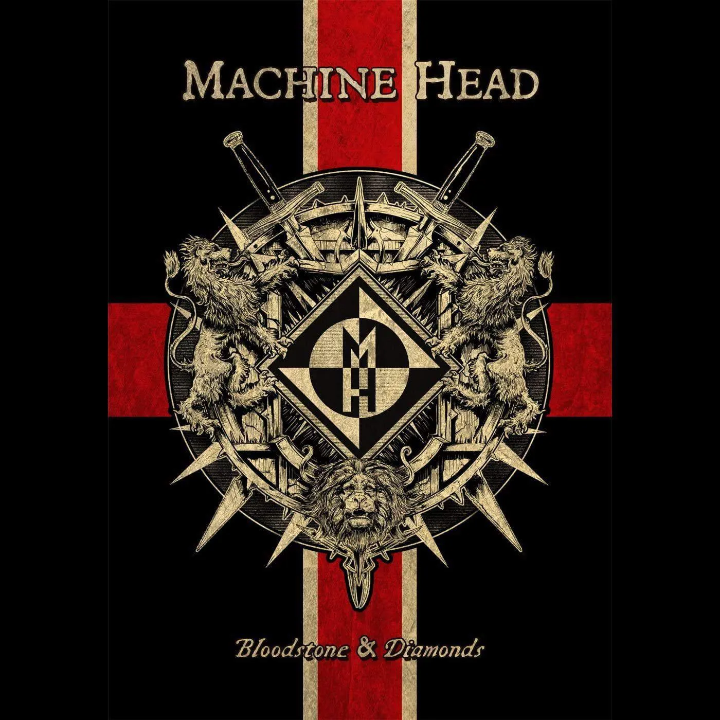 Machine Head Bloodstone & Diamonds 10th Anniversary (2LP/ Clear Black Red Gold) Vinyl Record