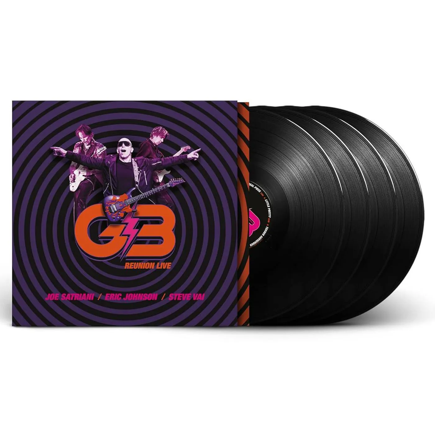Joe Satriani G3: 25th Anniversary Reunion Tour (4LP) Vinyl Record