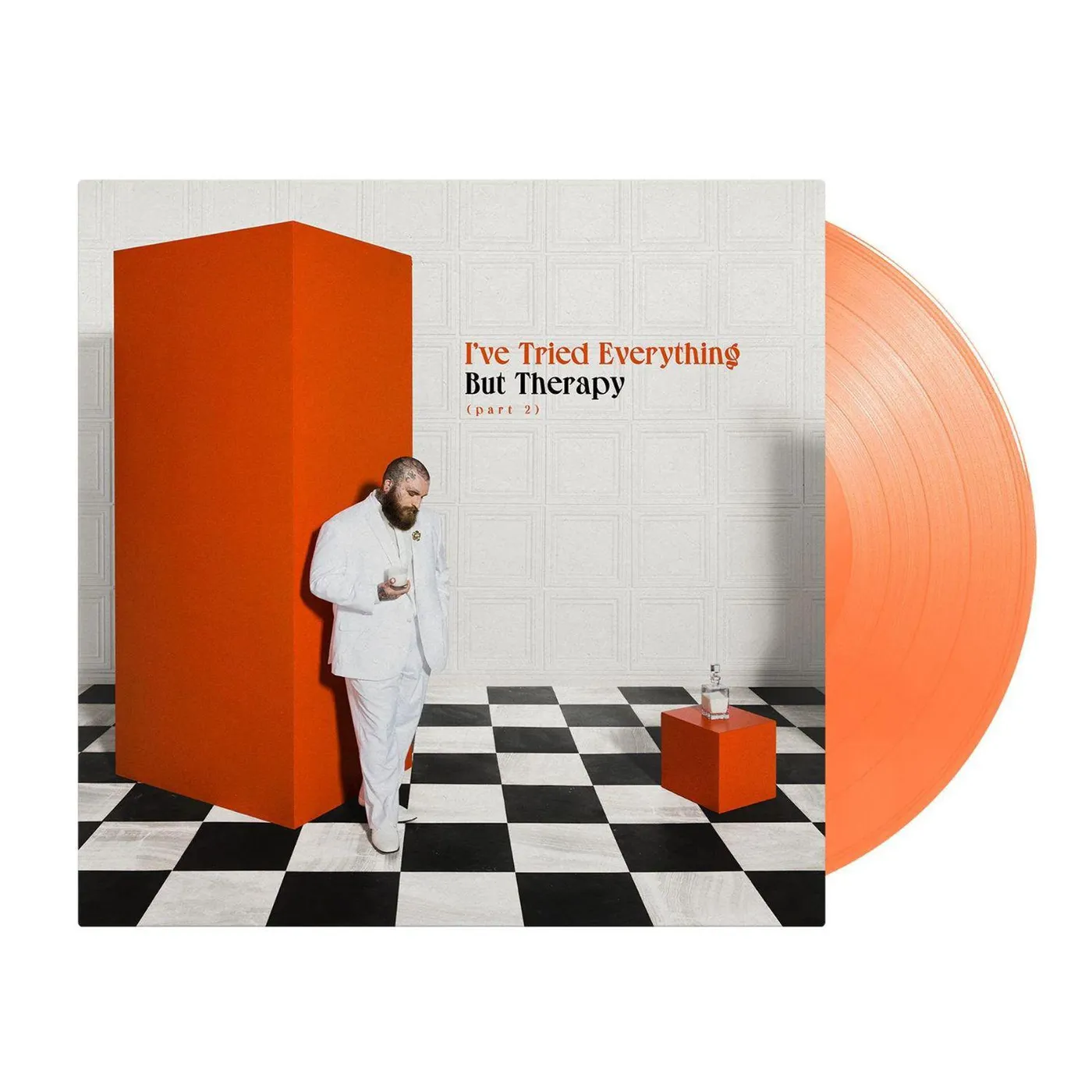 Teddy Swims I've Tried Everything But Therapy (Part 2) (Clear/ Solid Tangerine) Vinyl Record