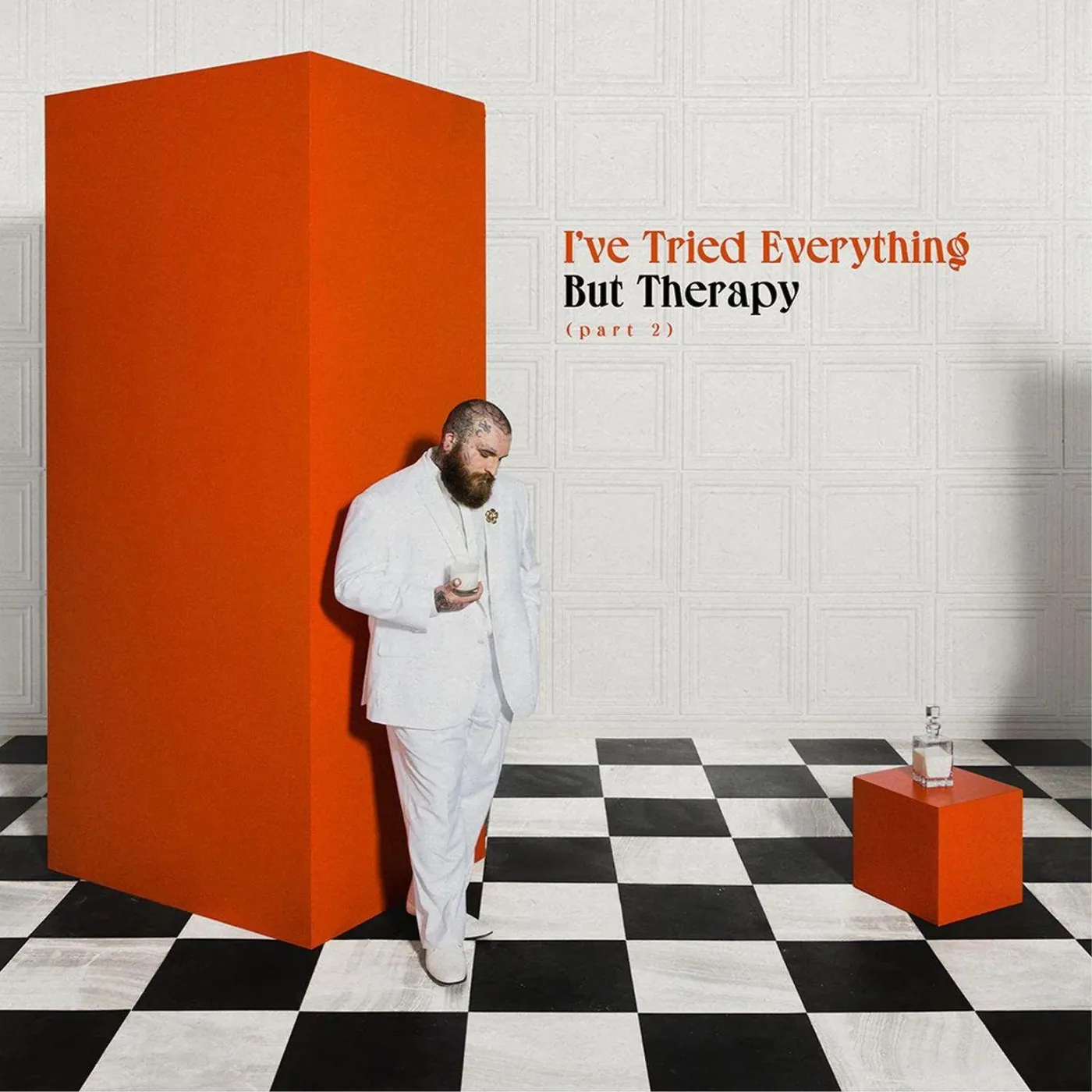 Teddy Swims I've Tried Everything But Therapy (Part 2) (Clear/ Solid Tangerine) Vinyl Record