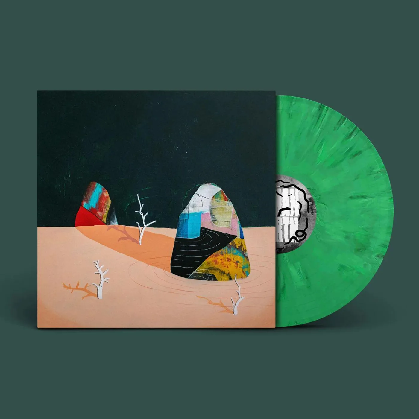Sly & The Family Drone Moon Is Doom Backwards (Glistening Green) Vinyl Record