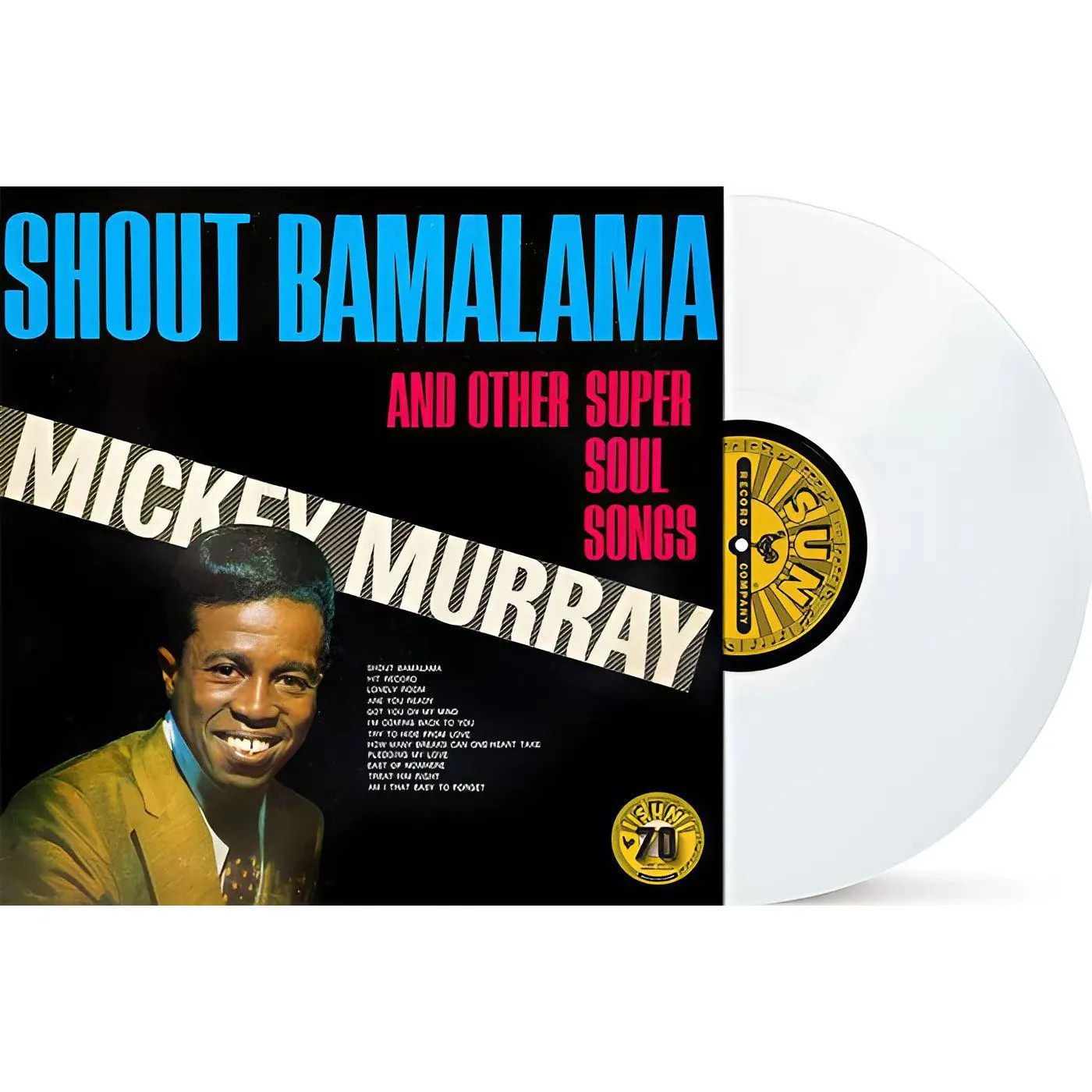 Mickey Murray Shout Bamalama & Others (White) Vinyl Record