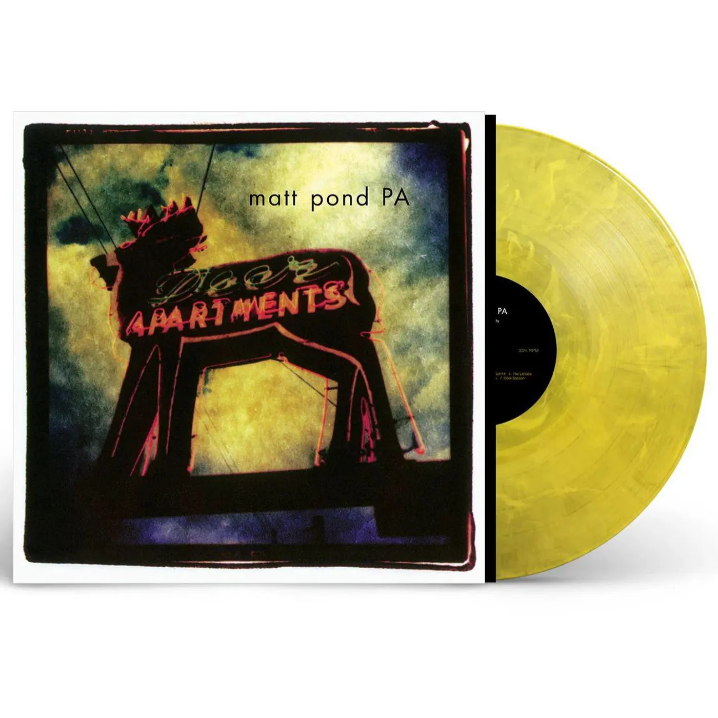 Matt Pond PA Deer Apartments (Yellow) Vinyl Record