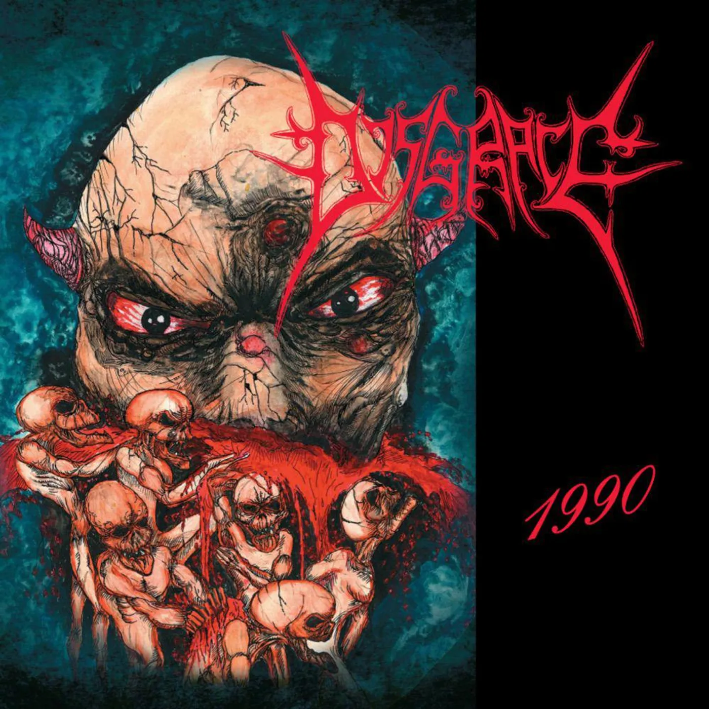 Disgrace 1990 (Red) Vinyl Record