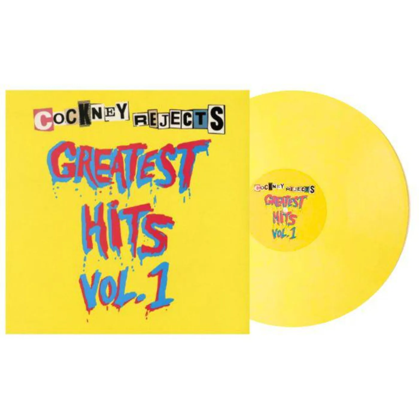 Cockney Rejects Greatest Hits Vol.1 (Yellow) Vinyl Record