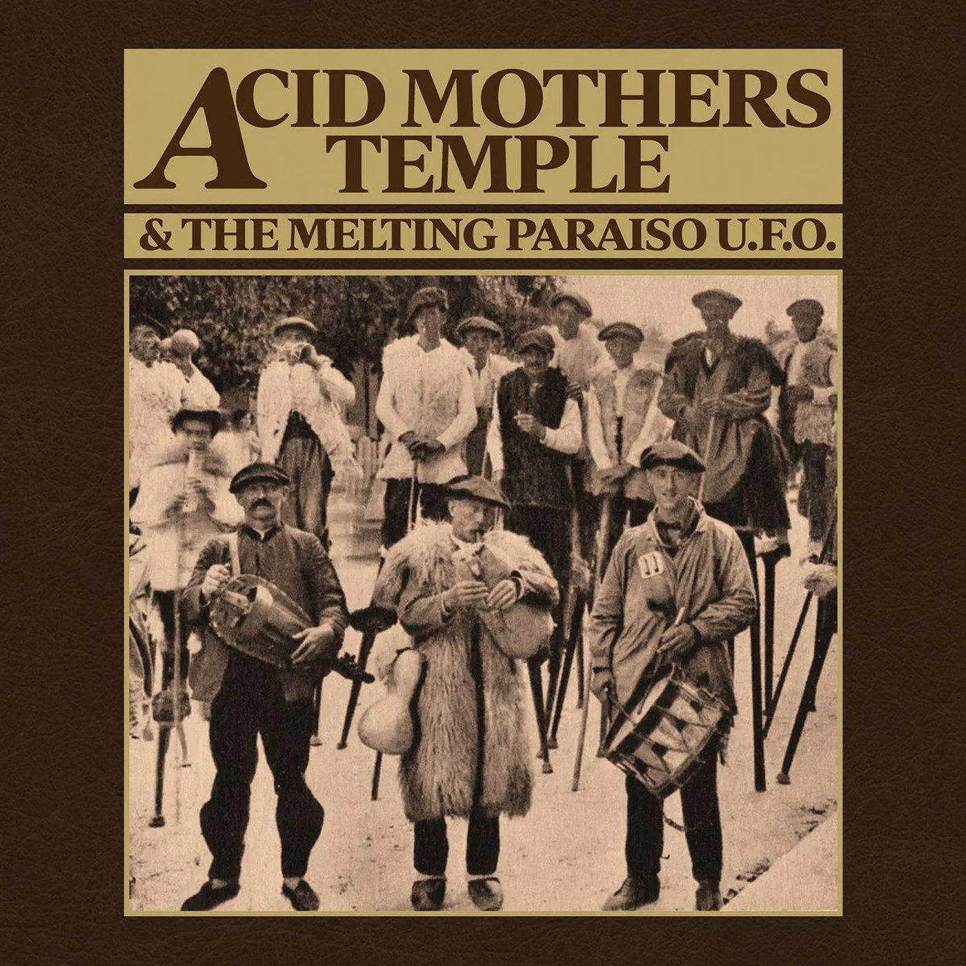 Acid Mothers Temple / Melting Paraiso Ufo Mantra Of Love (Limited Edition/Reissue/Remastered/Glass Clear With Cream & Brown Splatter) Vinyl Record 