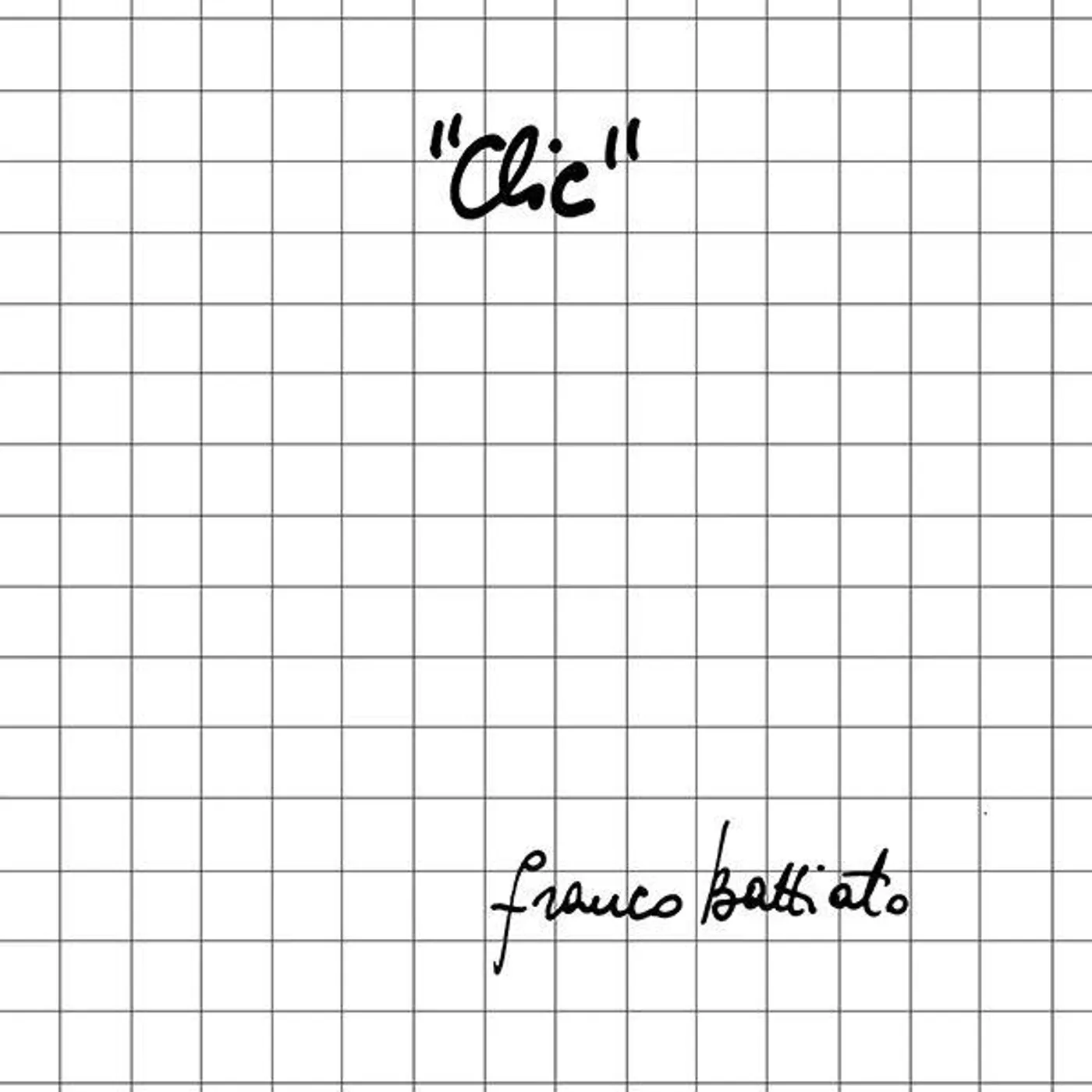 Franco Battiato Clic Vinyl Record