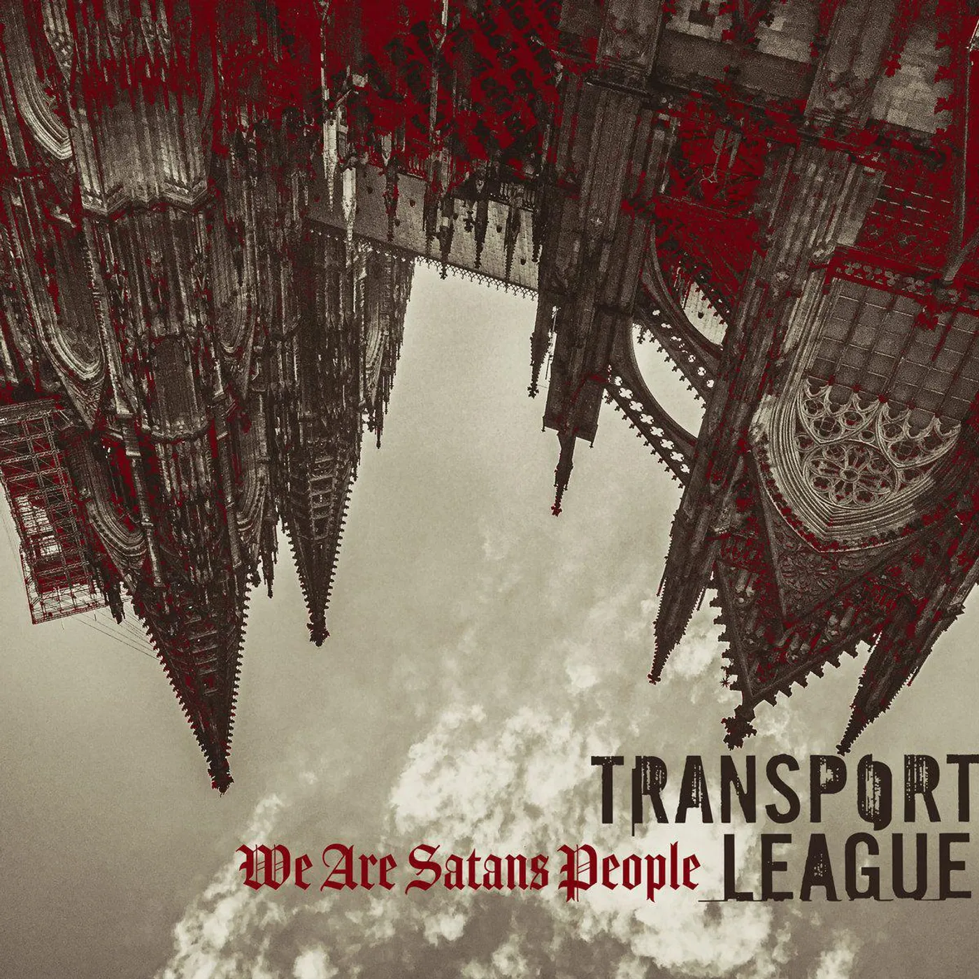 Transport League We Are Satans People (Limited Half Black/Half White)  Vinyl Record