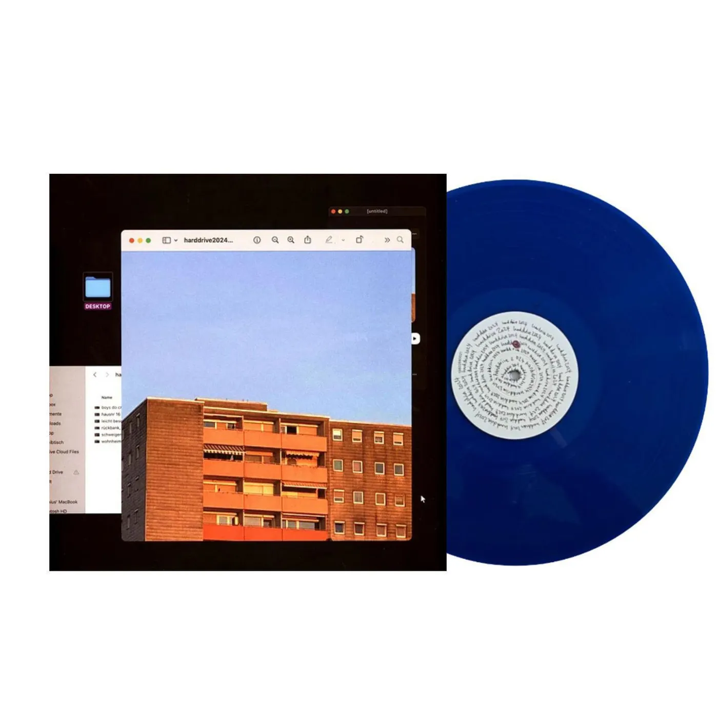 Kasi / Antonius Harddrive2024 (Transparent Blue) Vinyl Record