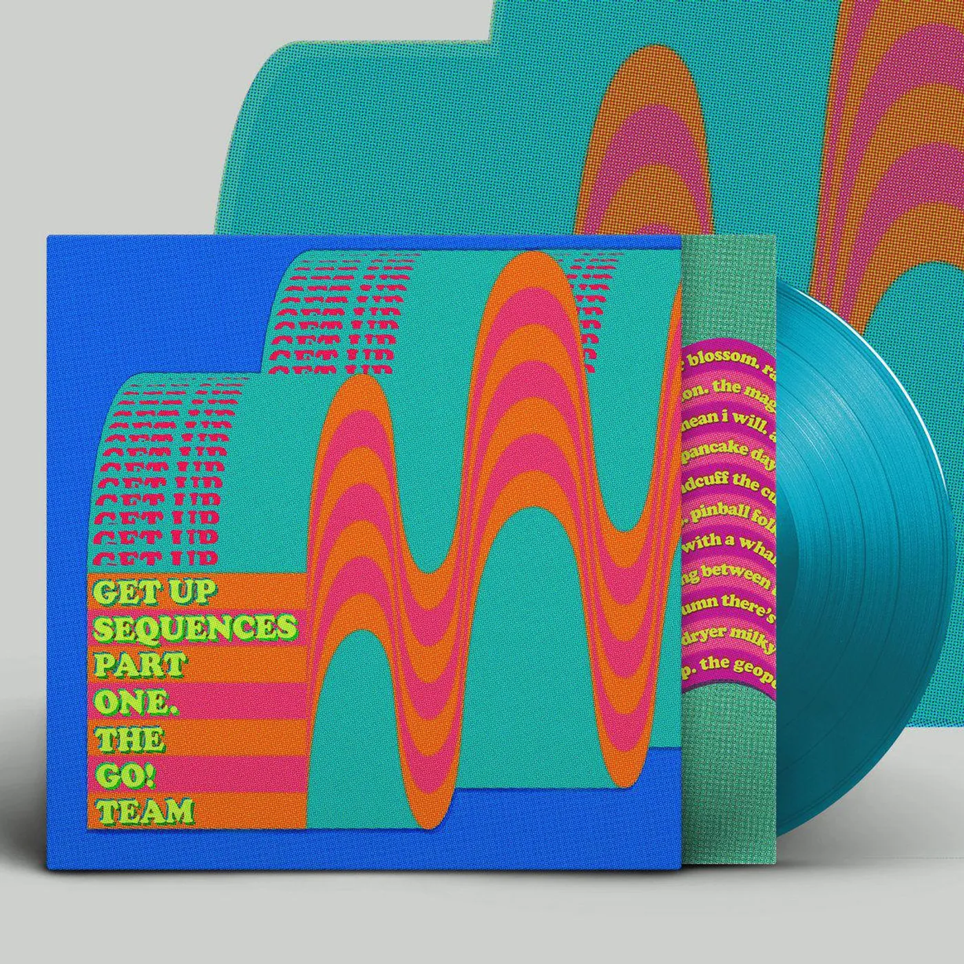 The Go Team Go Get Up Sequences Part One  (Limited Edition/Turquoise) Vinyl Record