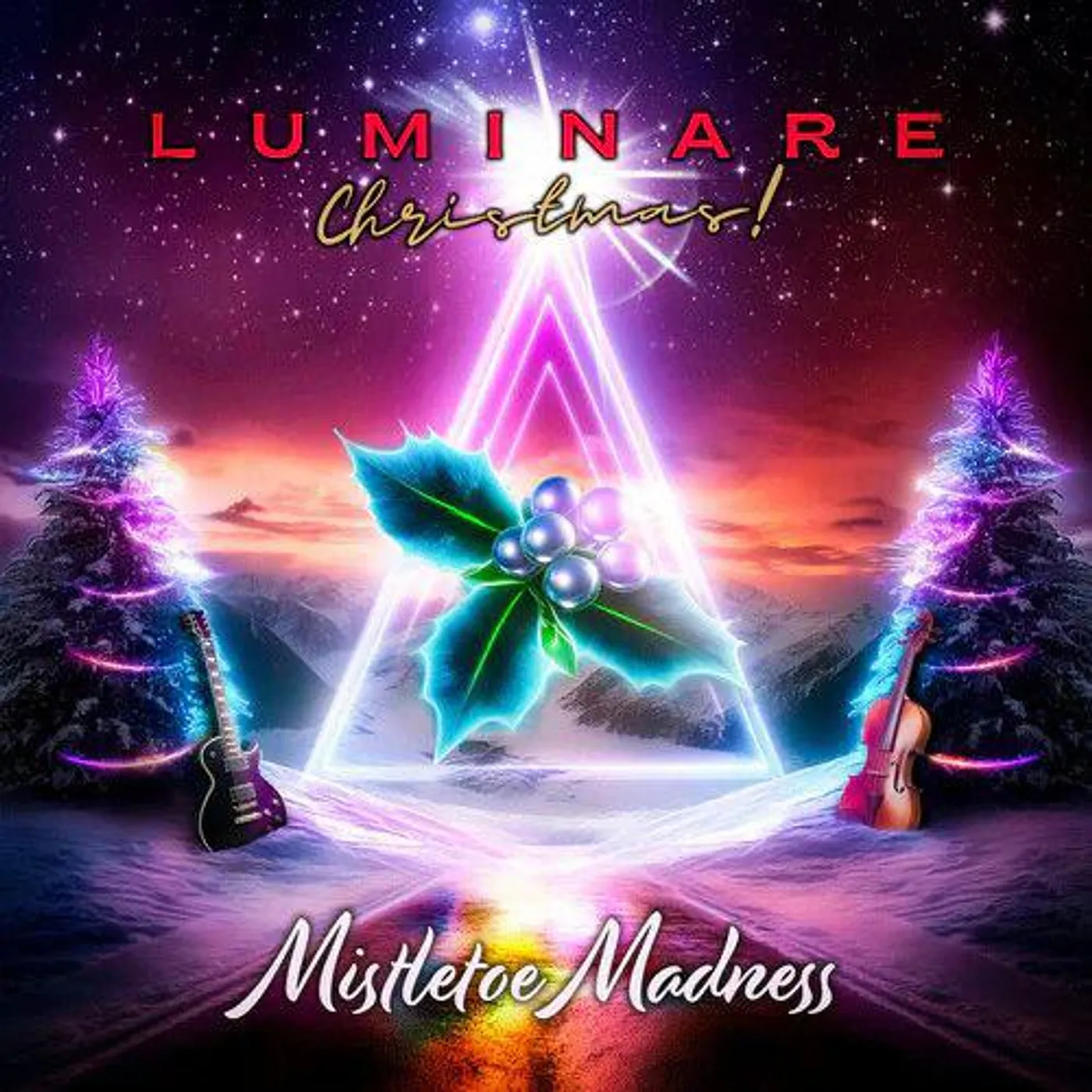 Luminare Christmas Mistletoe Madness (Red) Vinyl Record