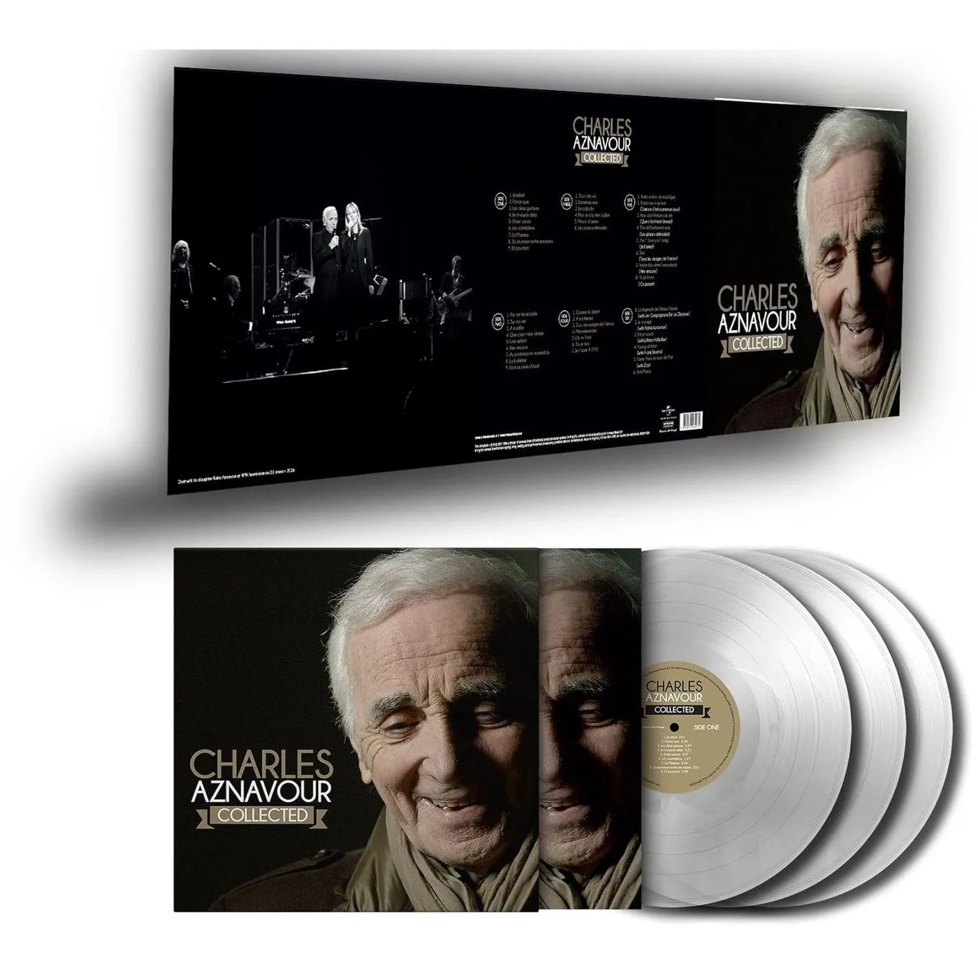 Charles Aznavour Collected (Limited/180g/Clear)  Vinyl Record
