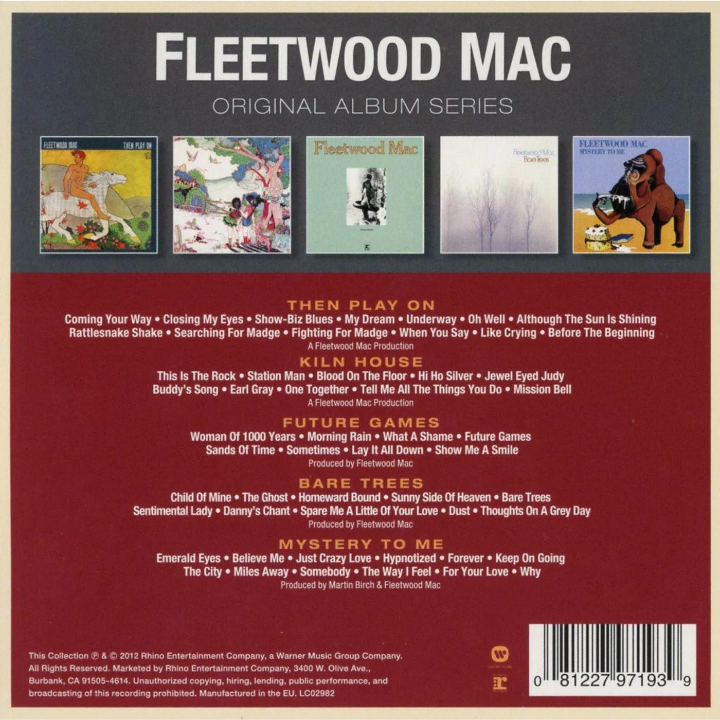 Fleetwood Mac Original Album Series (5CD Box Set)