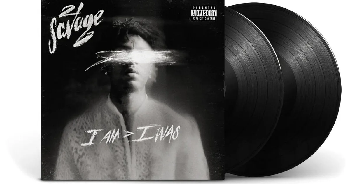 21 Savage – I Am > I Was LPレコード RARE! 21 Savage – I Am I Was - 2x LP Vinyl Exclusive SMOKE