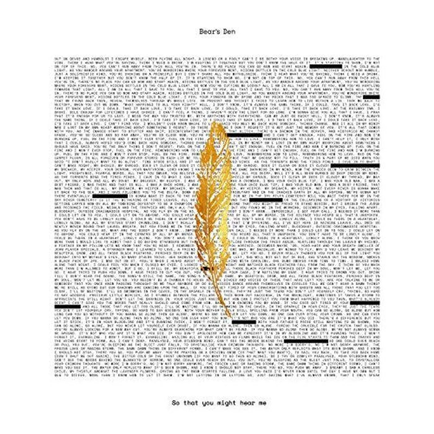 Bear's Den So that you might hear me Vinyl Record