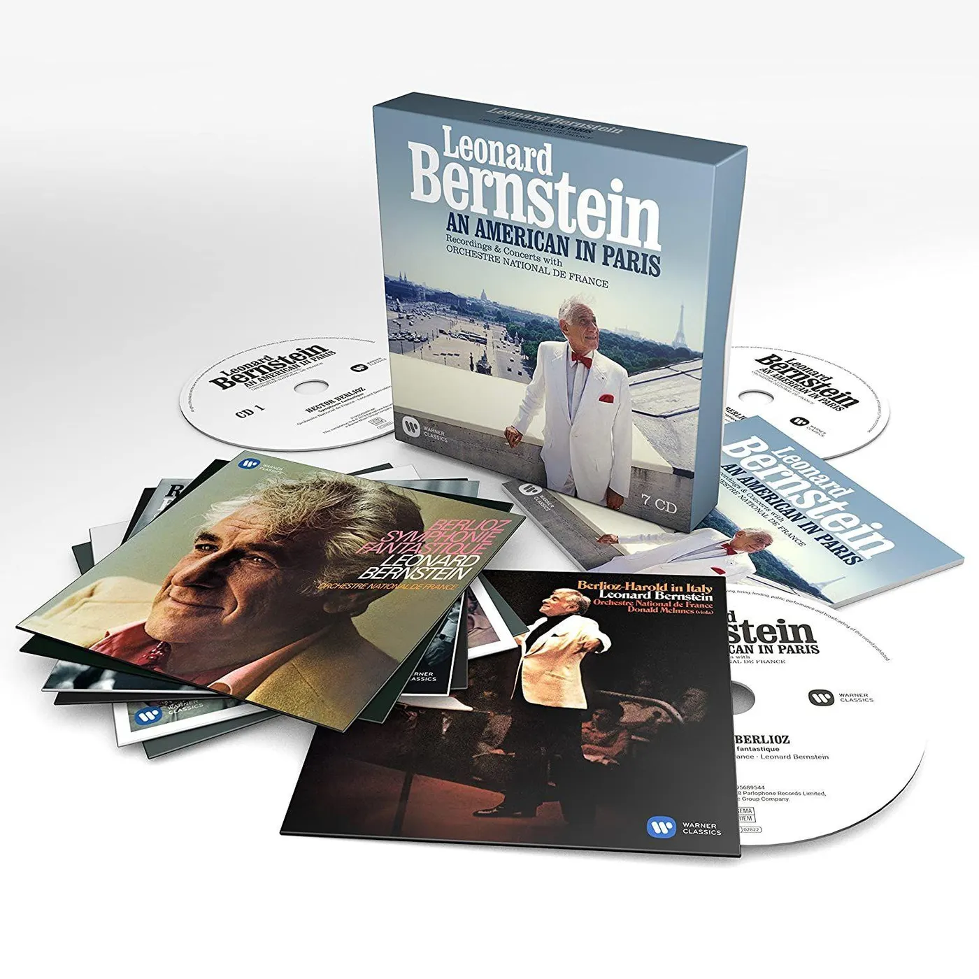 Leonard Bernstein AN AMERICAN IN PARIS (BOXSET WITH THE ORCHESTRE) CD