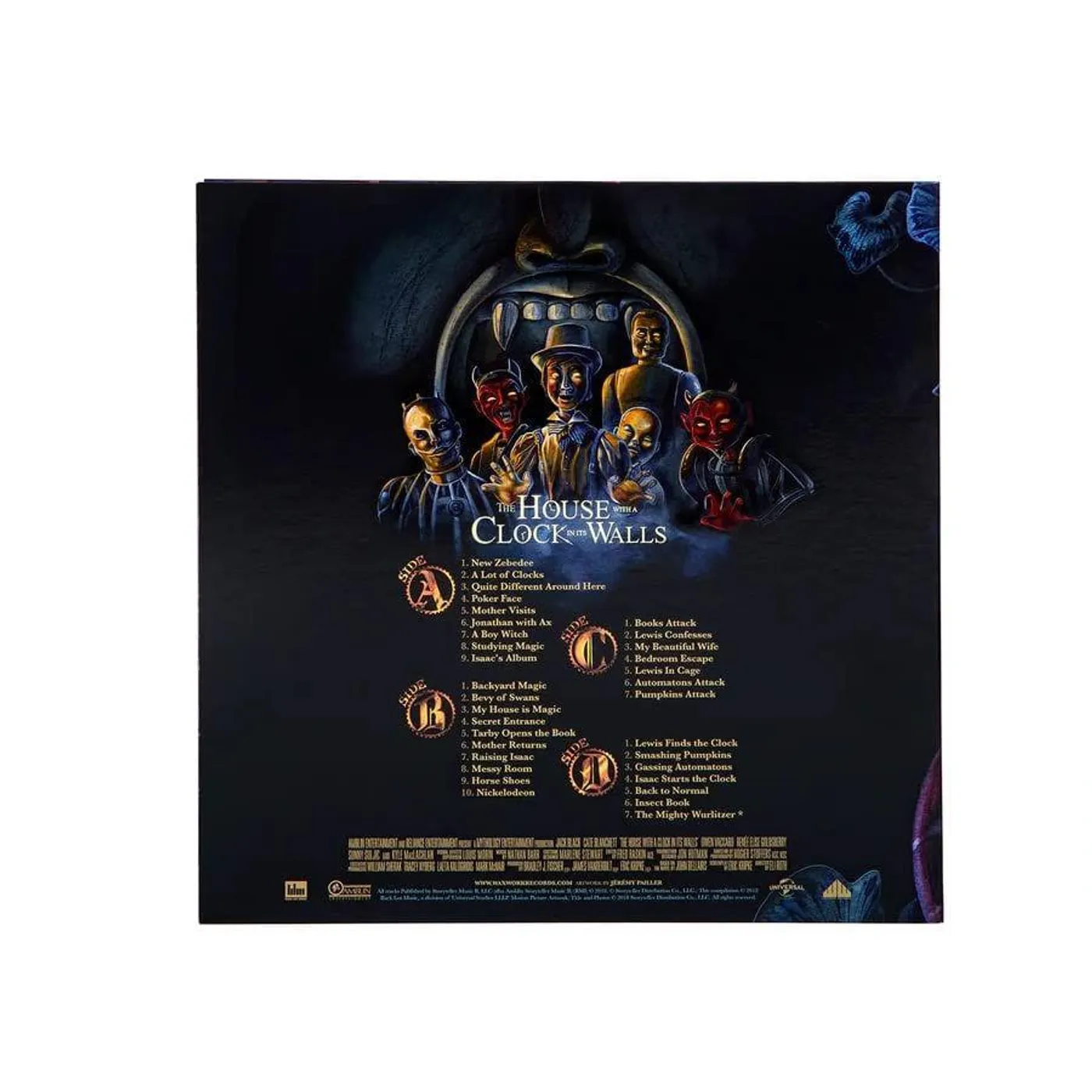 Nathan Barr The House With A Clock In Its Walls (Original Motion Picture Music) [Green & Purple Sorcery Swirl/Orange Jack 'O Lantern & Fire Swirl] Vinyl Record
