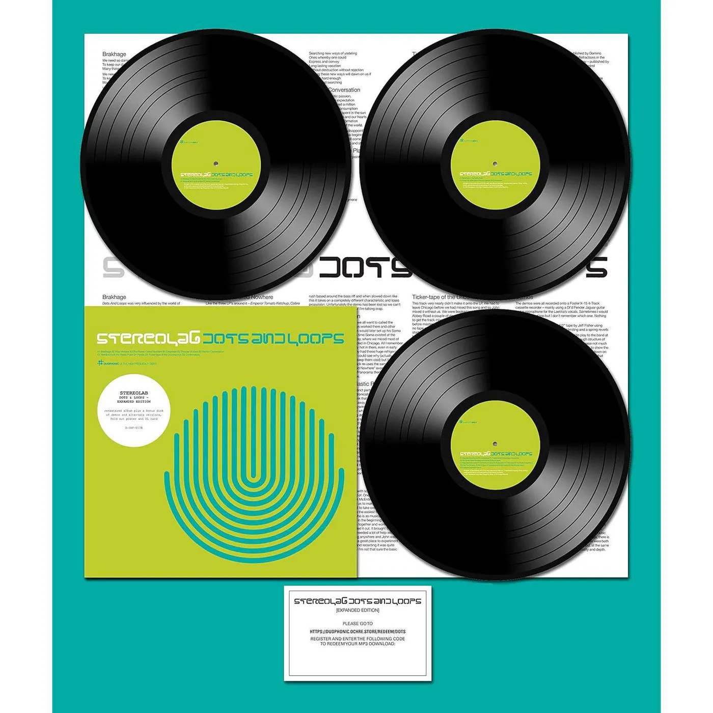 Stereolab Dots & Loops (3LP/Expanded Edition) Vinyl Record