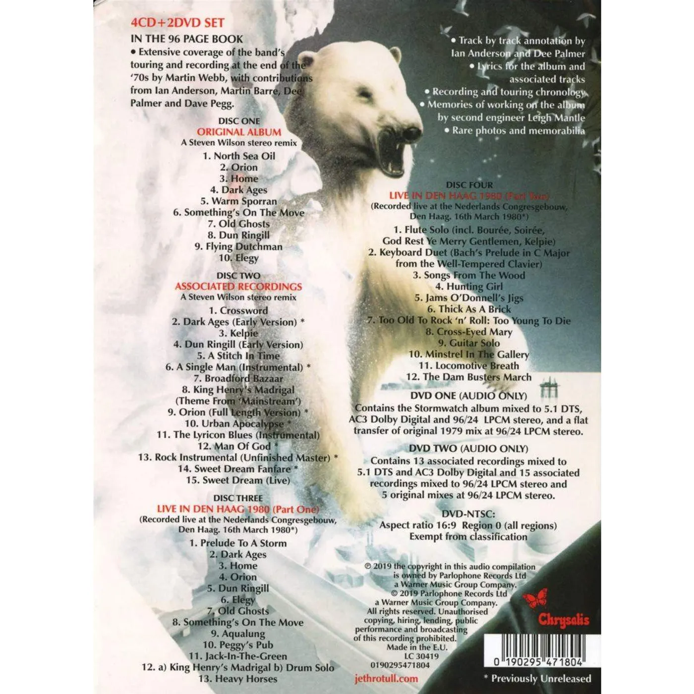 Jethro Tull Stormwatch (The 40th Anniversary Force 10 Edition) (Box Set) CD