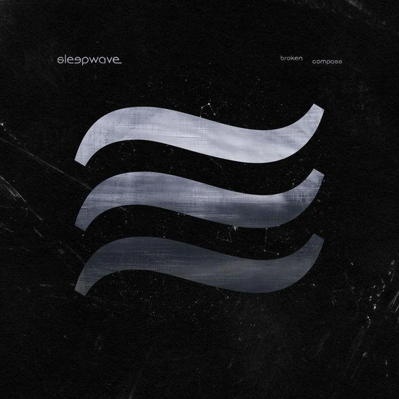 Sleepwave BROKEN COMPASS (TRANS BLUE/BLK) Vinyl Record
