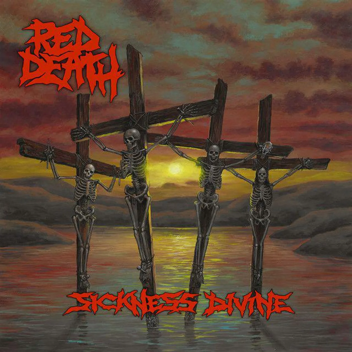 Red Death Sickness Divine Vinyl Record