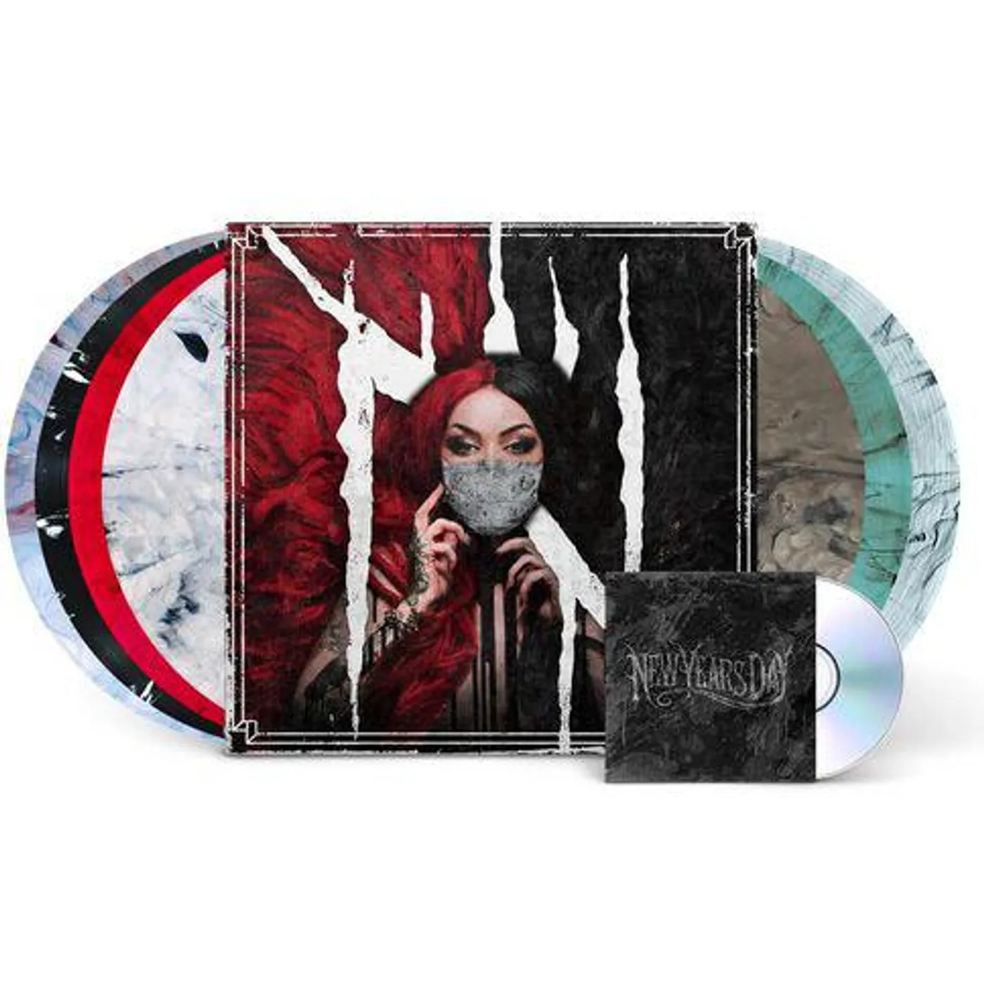 New Years Day Through The Years (Boxset/ 7LP/ 1 Blu-ray) Vinyl Record