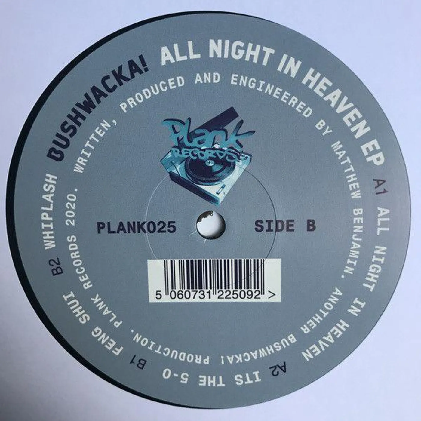 Bushwacka ALL NIGHT IN HEAVEN Vinyl Record