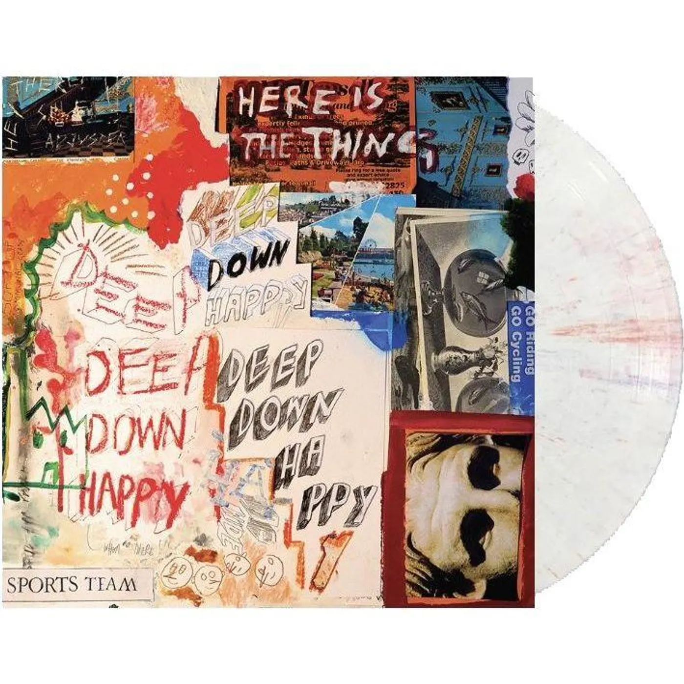 Sports Team DEEP DOWN HAPPY (JAWBREAKER COLORED) Vinyl Record