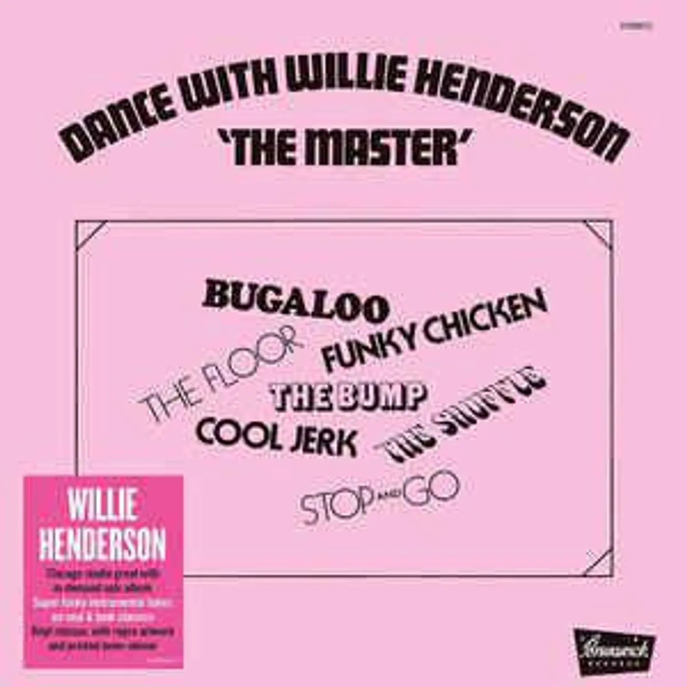 Willie Henderson DANCE WITH THE MASTER Vinyl Record