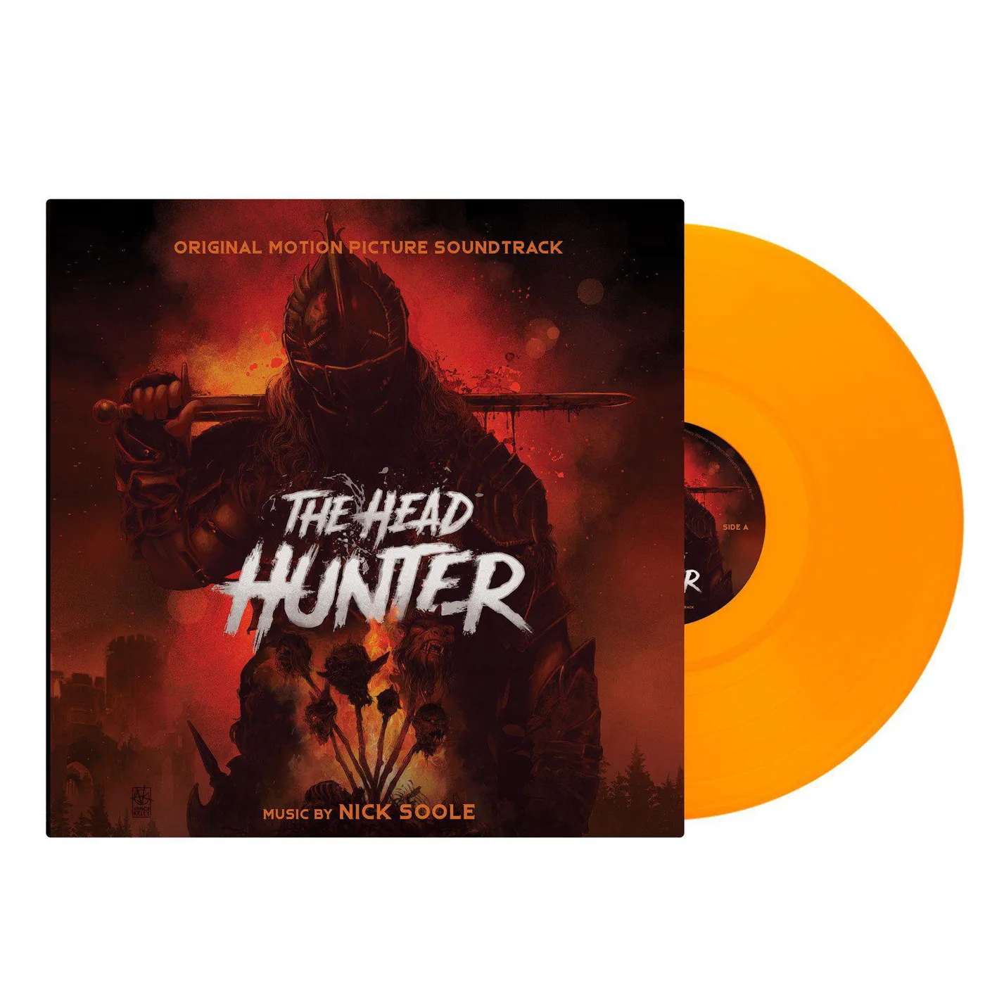 Nick Soole HEAD HUNTER Original Soundtrack (ORANGE VINYL) Vinyl Record