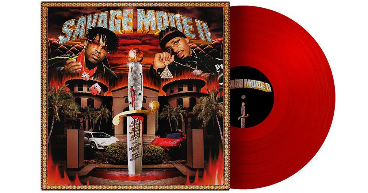 21 Savage Savage Mode II (Red) Vinyl Record