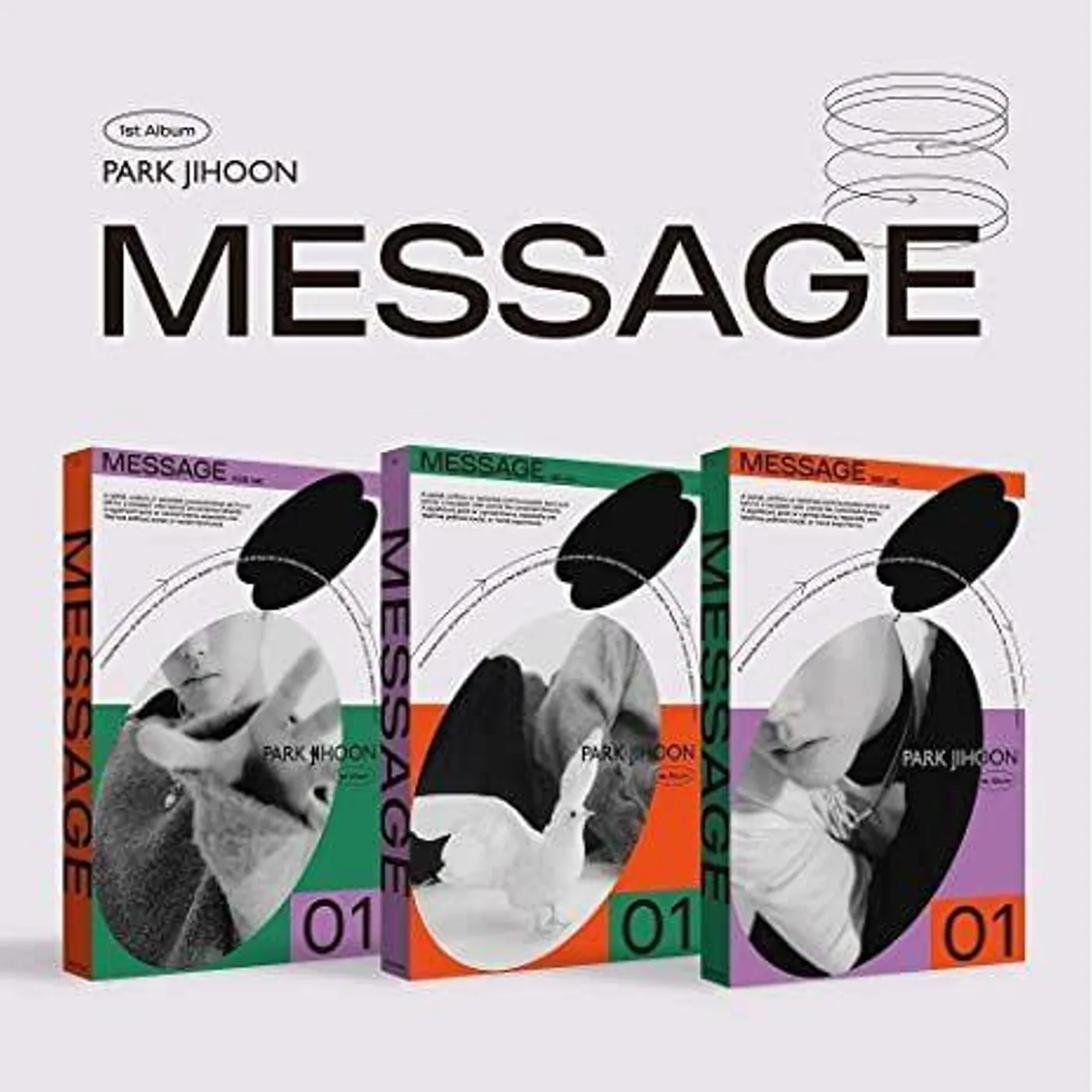 PARK JI HOON MESSAGE ME (RANDOM COVER) CD