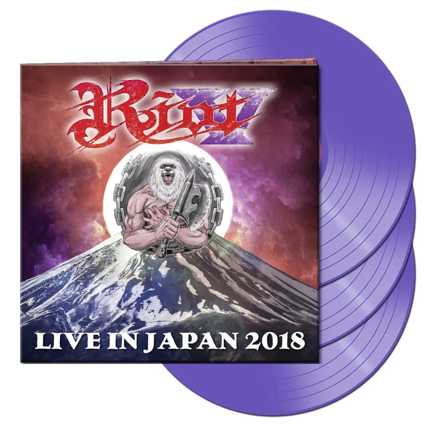 RIOT V LIVE IN JAPAN 2018 (PURPLE VINYL) Vinyl Record