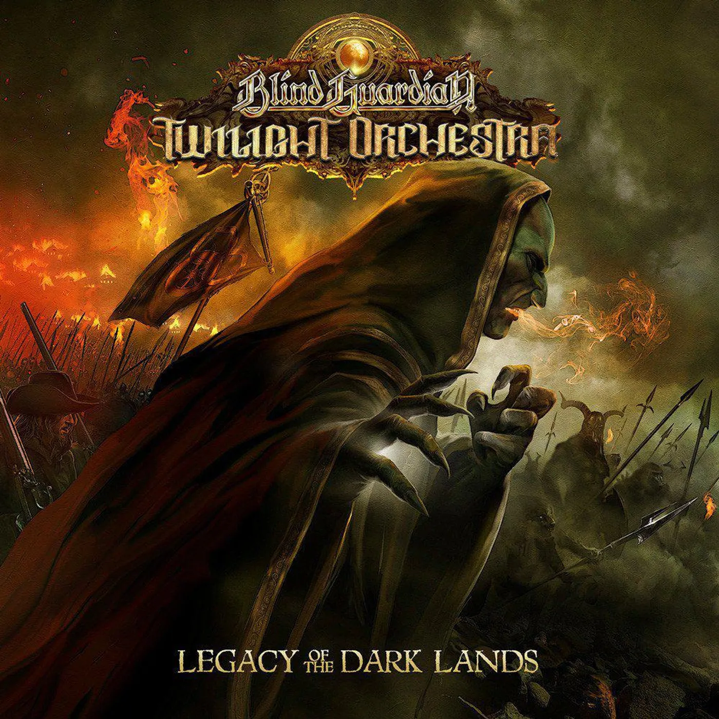 Blind Guardian Twilight Orchestra LEGACY OF THE DARK LANDS (INKSPOT) (YELLOW/GREEN) Vinyl Record