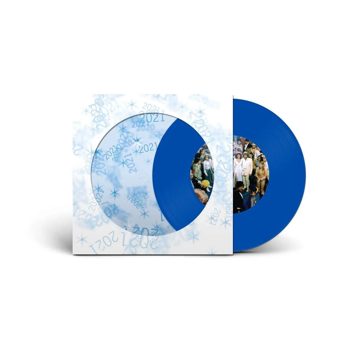 ABBA Happy New Year (Clear Blue) Vinyl Record