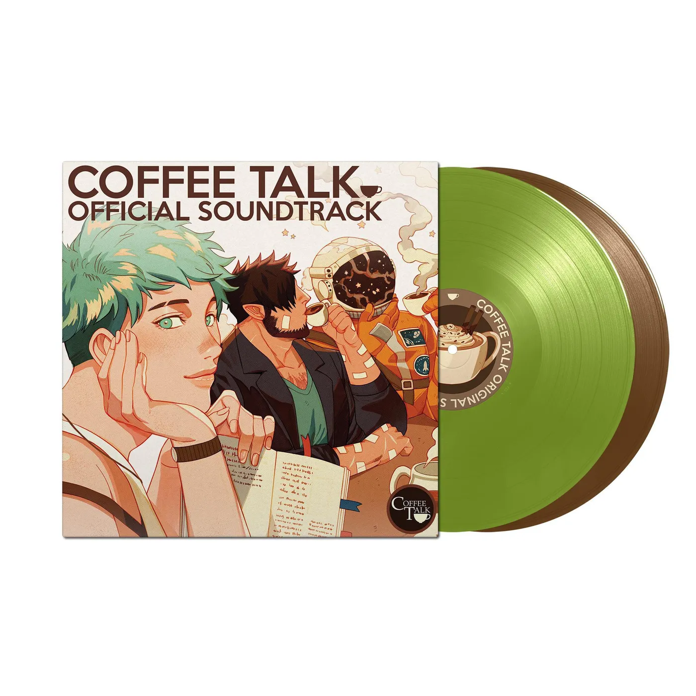 Andrew Jeremy COFFEE TALK / Original Soundtrack (GREEN/COFFEE BROWN VINYL) Vinyl Record