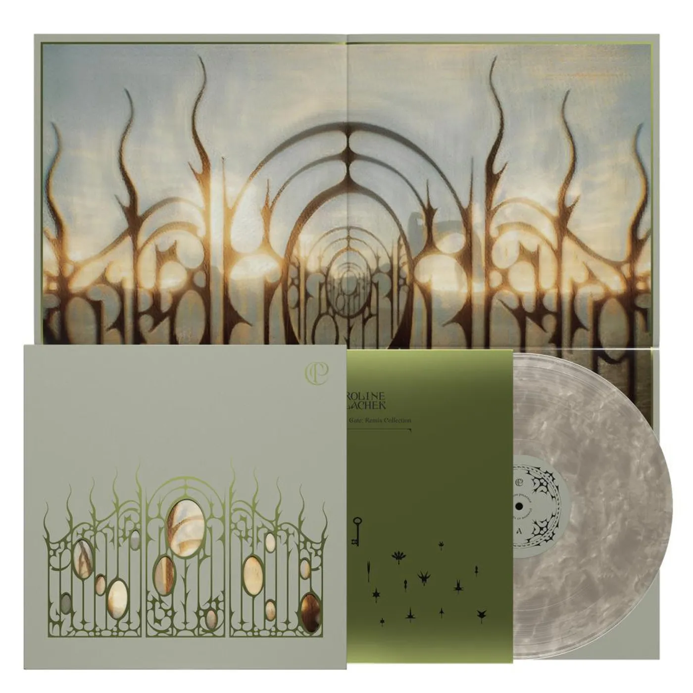 Caroline Polachek STANDING AT THE GATE: REMIX COLLECTION (Grey Marble Vinyl Record)