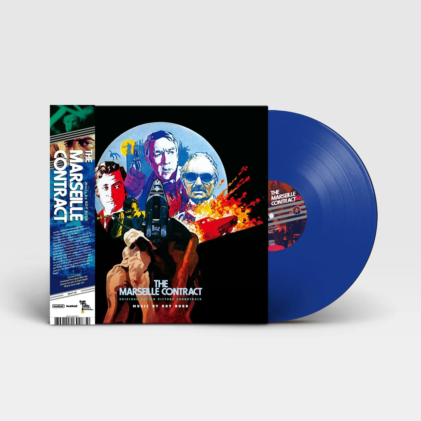 Roy Budd Marseille Contract / Original Soundtrack (Blue) Vinyl Record