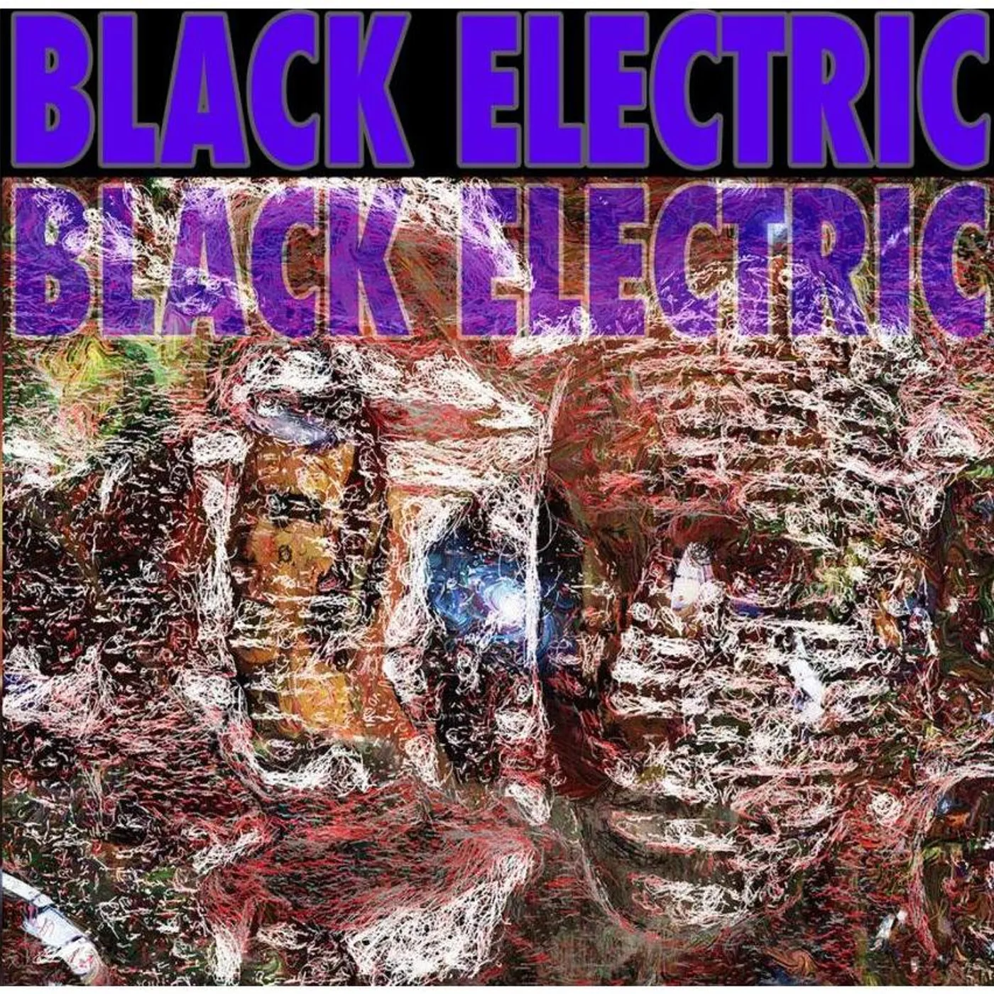 Black Electric Vinyl Record
