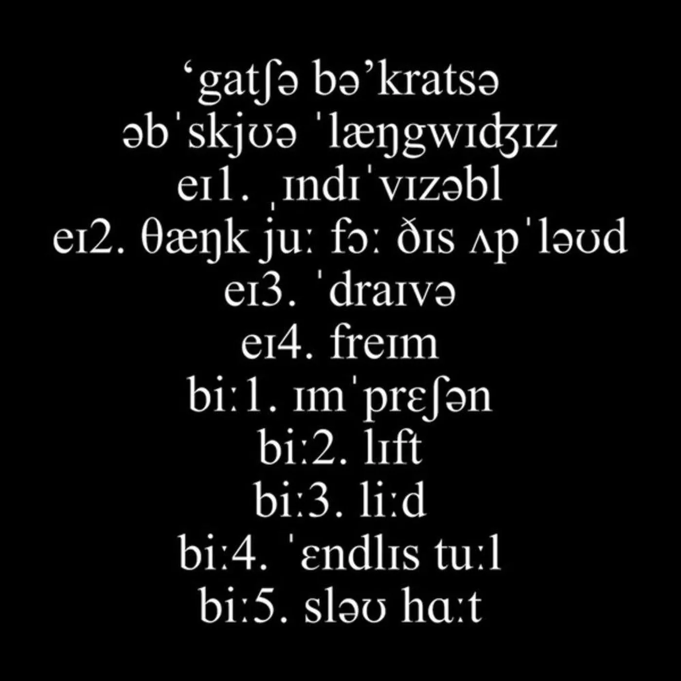 Gacha Bakradze Obscure Languages Vinyl Record