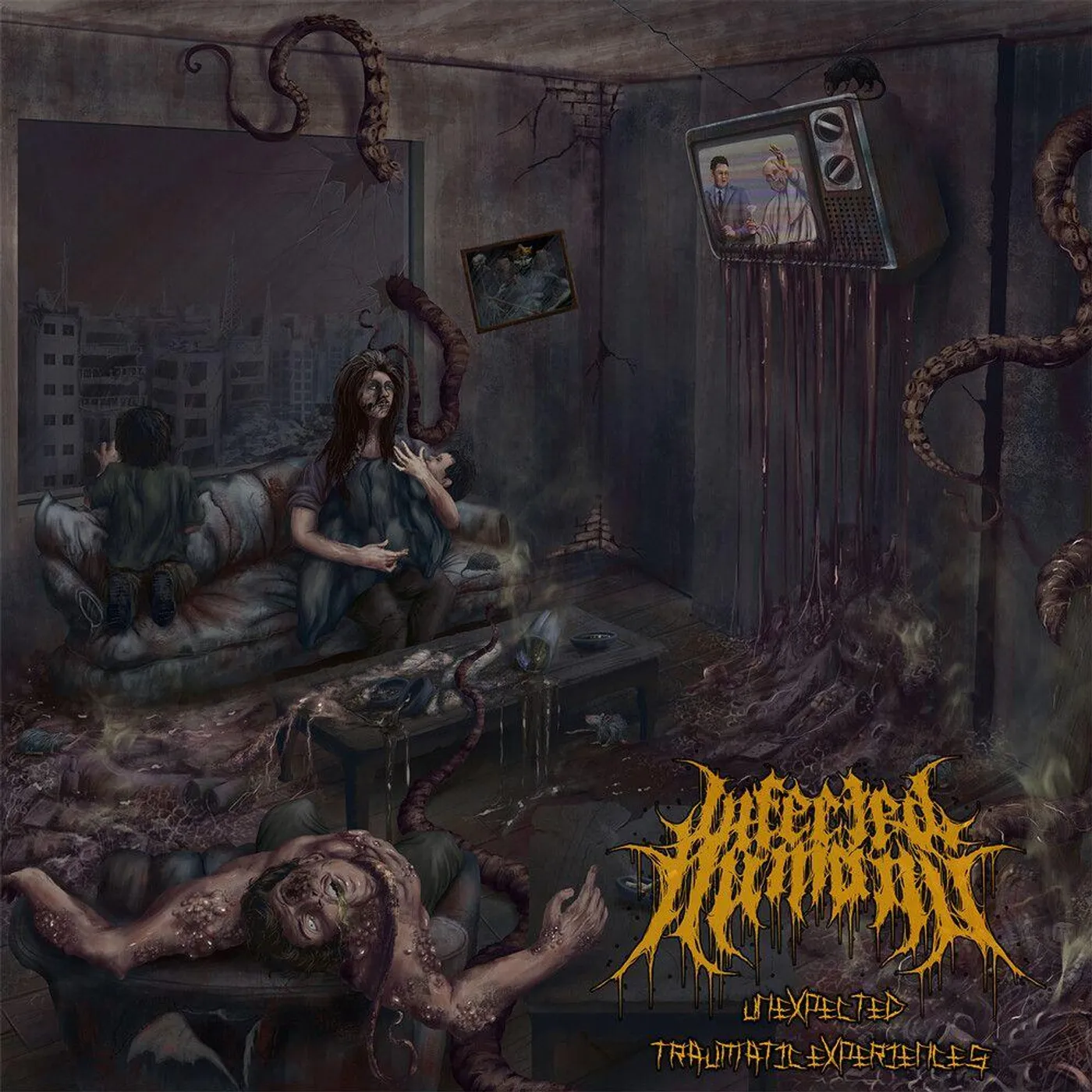Infected Humans UNEXPECTED TRAUMATIC EXPERIENCES CD