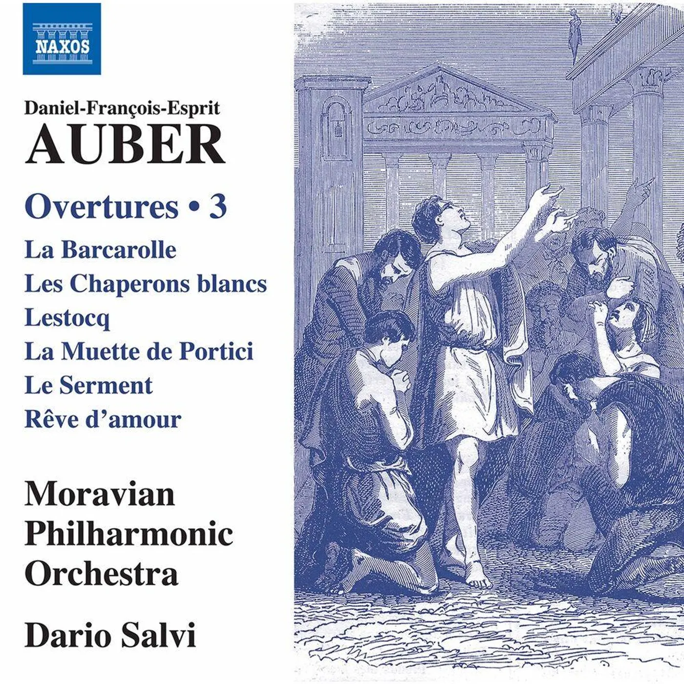AUBER / MORAVIAN PHILHARMONIC ORCH / SALVI OVERTURES 3 CD