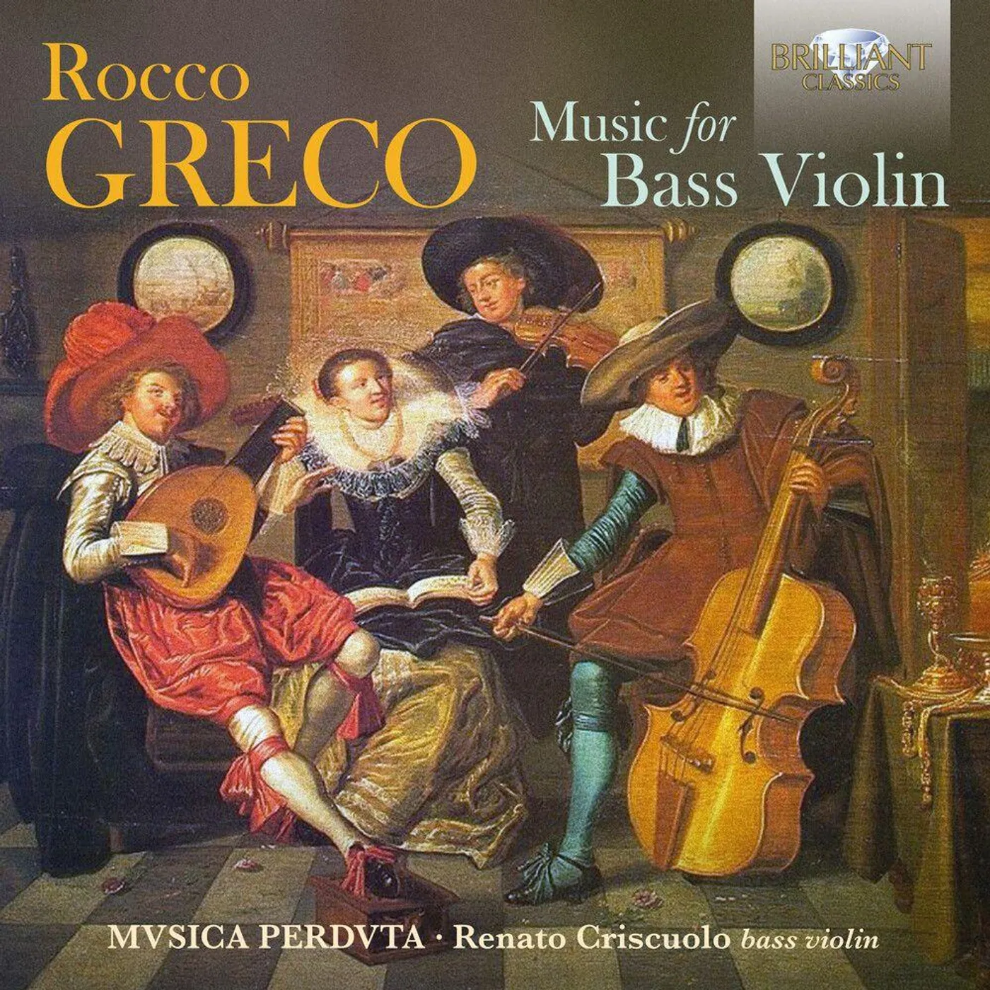 GRECO / MUSICA PERDUTA / CRISCUOLO MUSIC FOR BASS VIOLIN CD