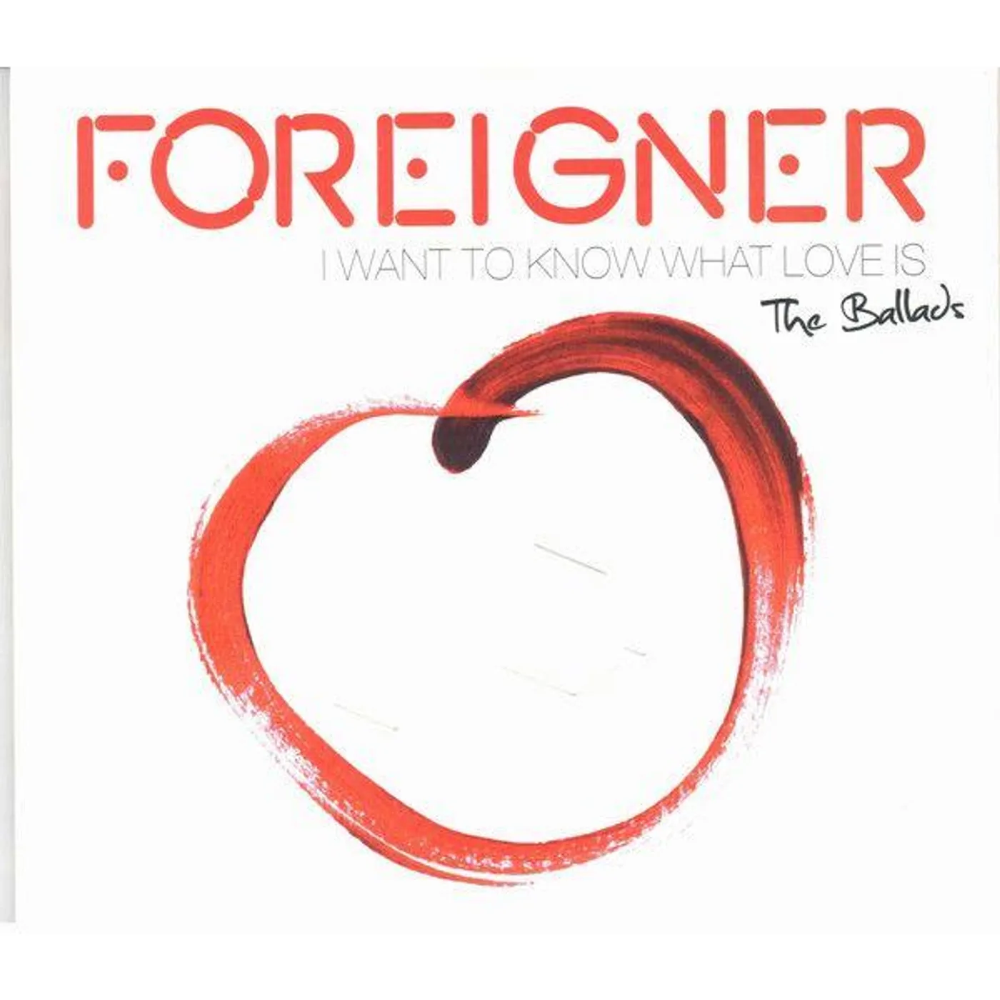 Foreigner I WANT TO KNOW WHAT LOVE IS & ALL THE BALLADS CD