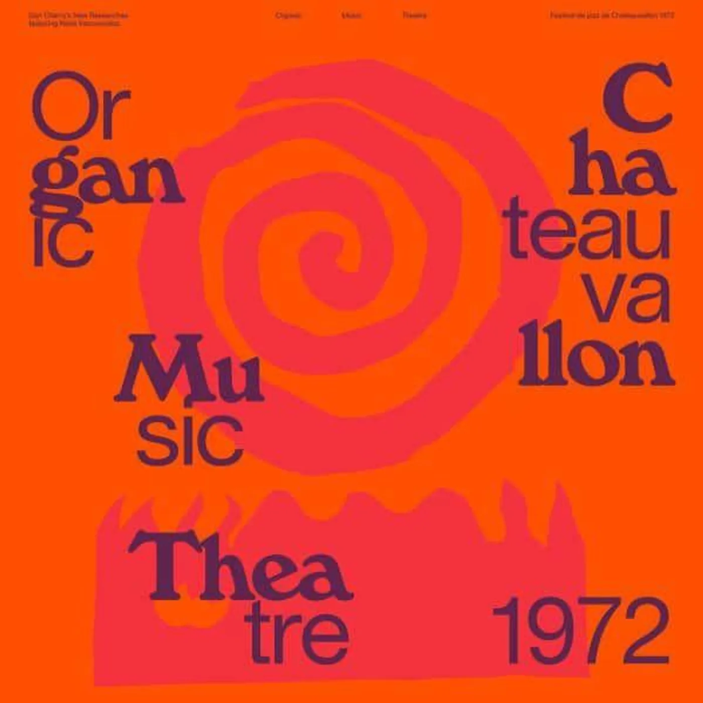 Don Cherry / Nana Vasconcelos ORGANIC MUSIC THEATRE FESTIVAL CHATEAUVALLON 1972 Vinyl Record