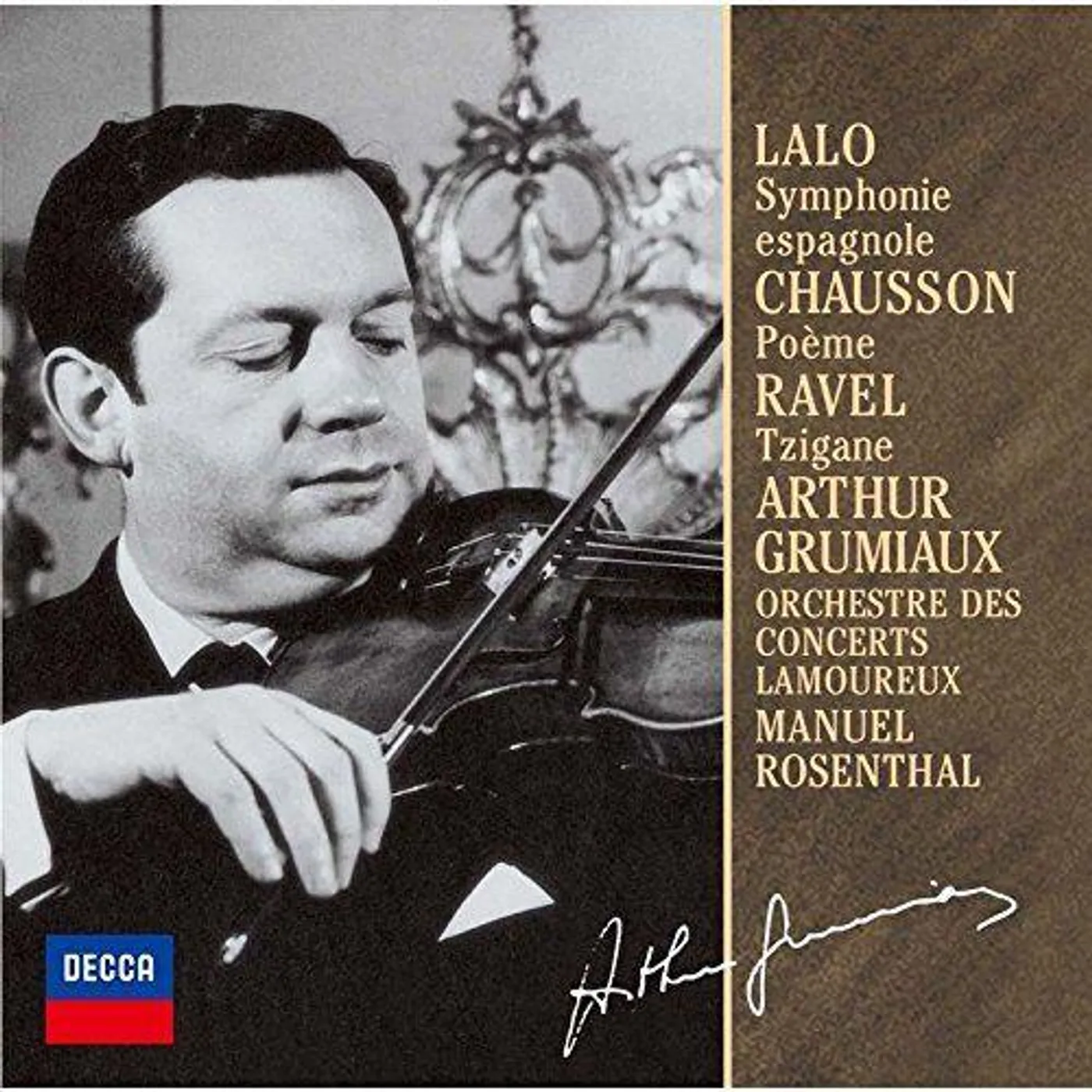Lalo, Ravel, and Arthur Grumiaux LALO: SYMPHONIE ESPAGNOLE / CHAUSSON: POEME CD