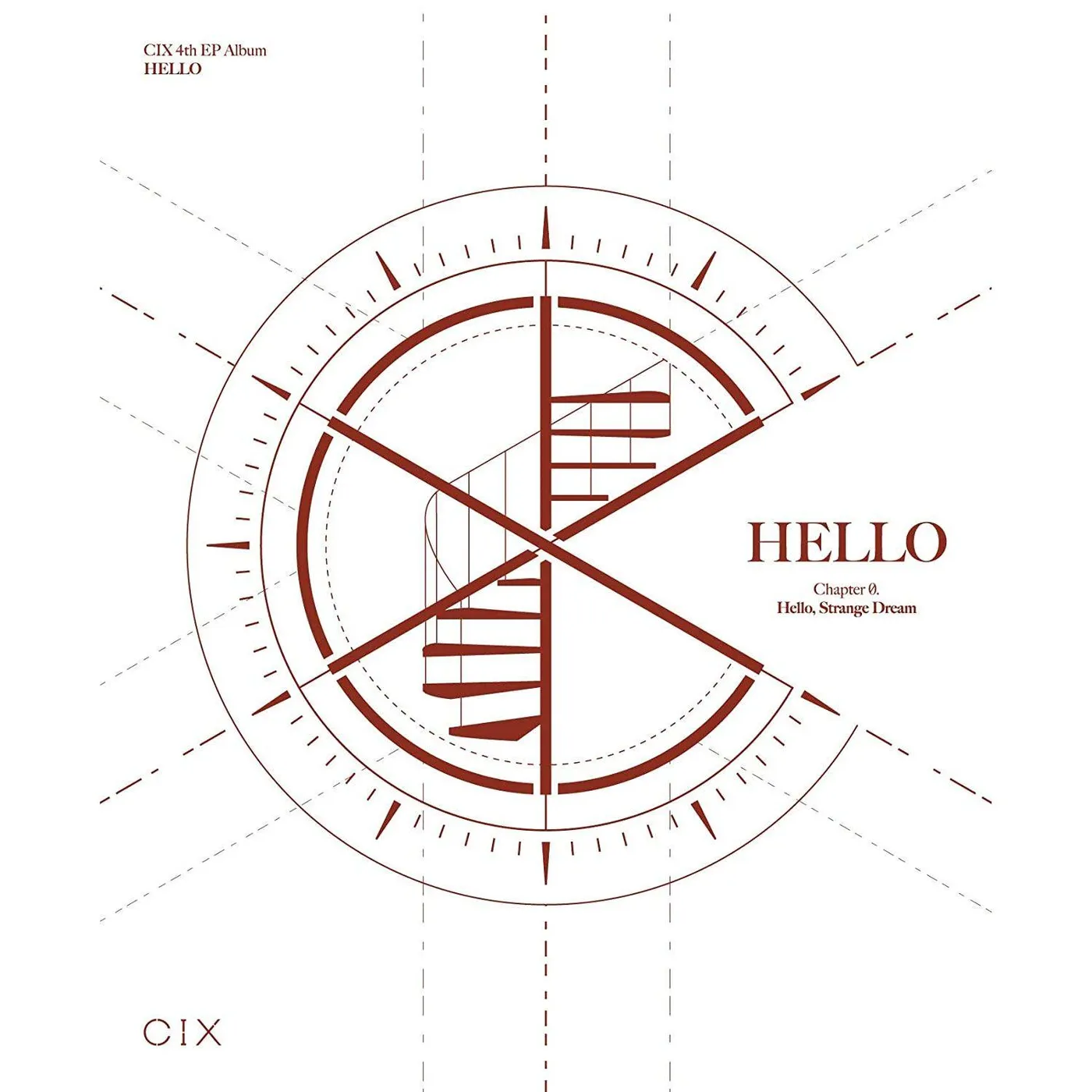 CIX HELLO CHAPTER O / HELLO STRANGE DREAM CD